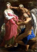 Pompeo Batoni Time orders Old Age to destroy Beauty Spain oil painting artist